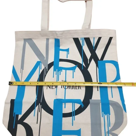 Brand New 1 Pack New Yorker Tote Bag! Blue Black Gray Never used - Picture 5 of 5